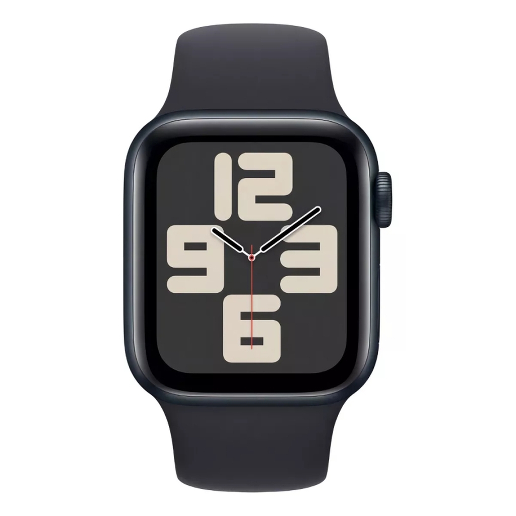 Apple Watch SE com caixa meia-noite de alumínio