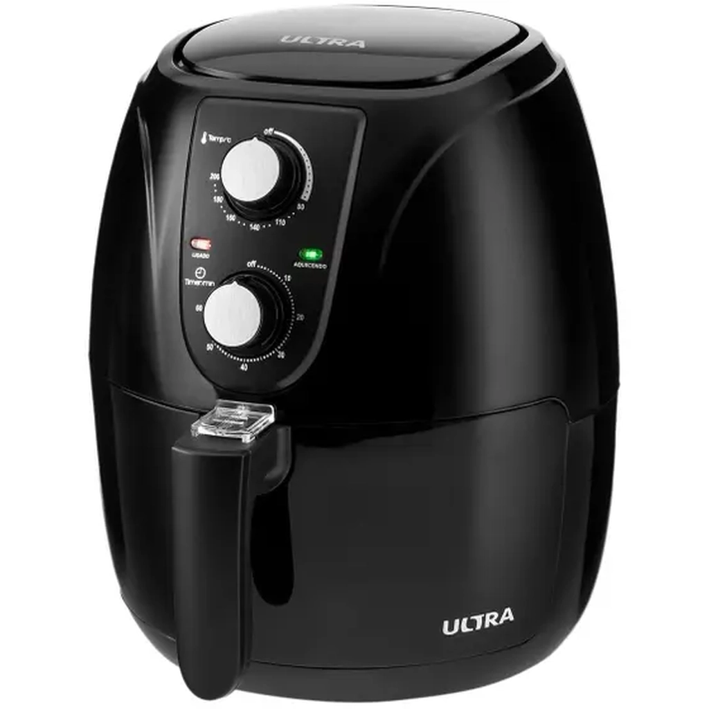 Fritadeira Elétrica sem Óleo/Air Fryer Ultra AF-UT-01 Preta com Timer 3,2L
